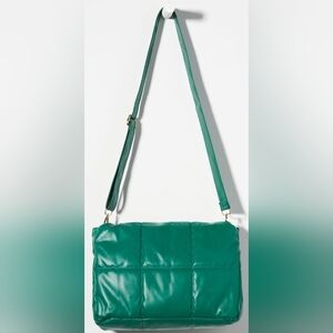 Anthropologie Edison Foldover Puffy Clutch